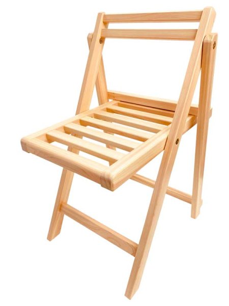 画像1: 折り畳み椅子（小） (1)